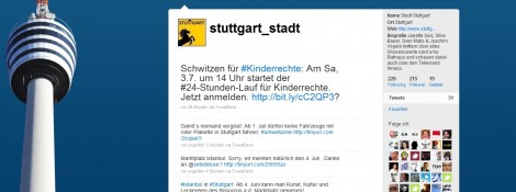 Stuttgart twittert