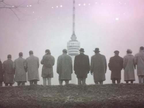Legendäres Bild: Fernsehturm Stuttgart Eröffnung im Jahr 1956