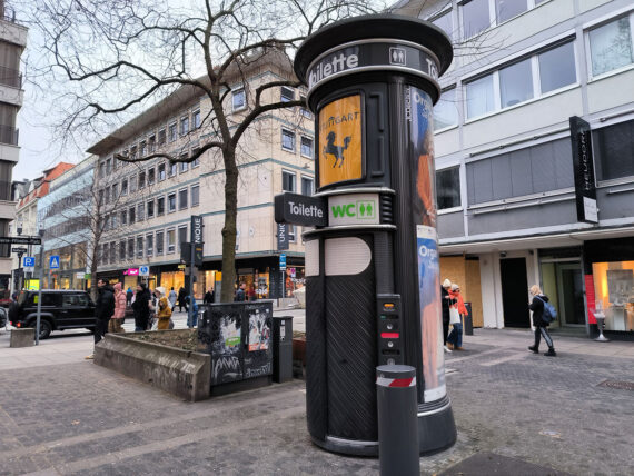 Öffentliches WC in Stuttgart